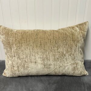 Magaschoni Home Lumbar Throw Pillow velvet 24"x14"